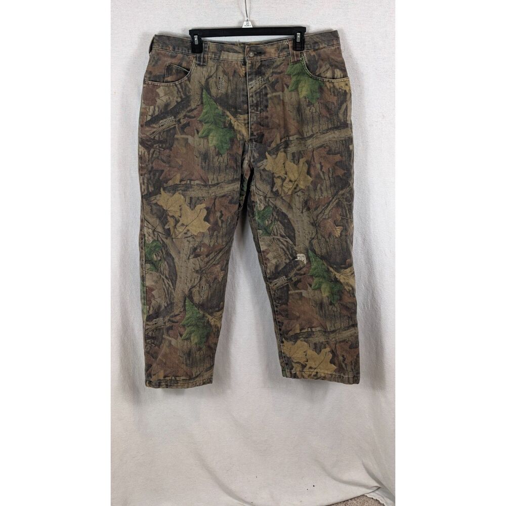 Cabela's Advantage Timber Insulated Camouflage Jeans Men's Size 40